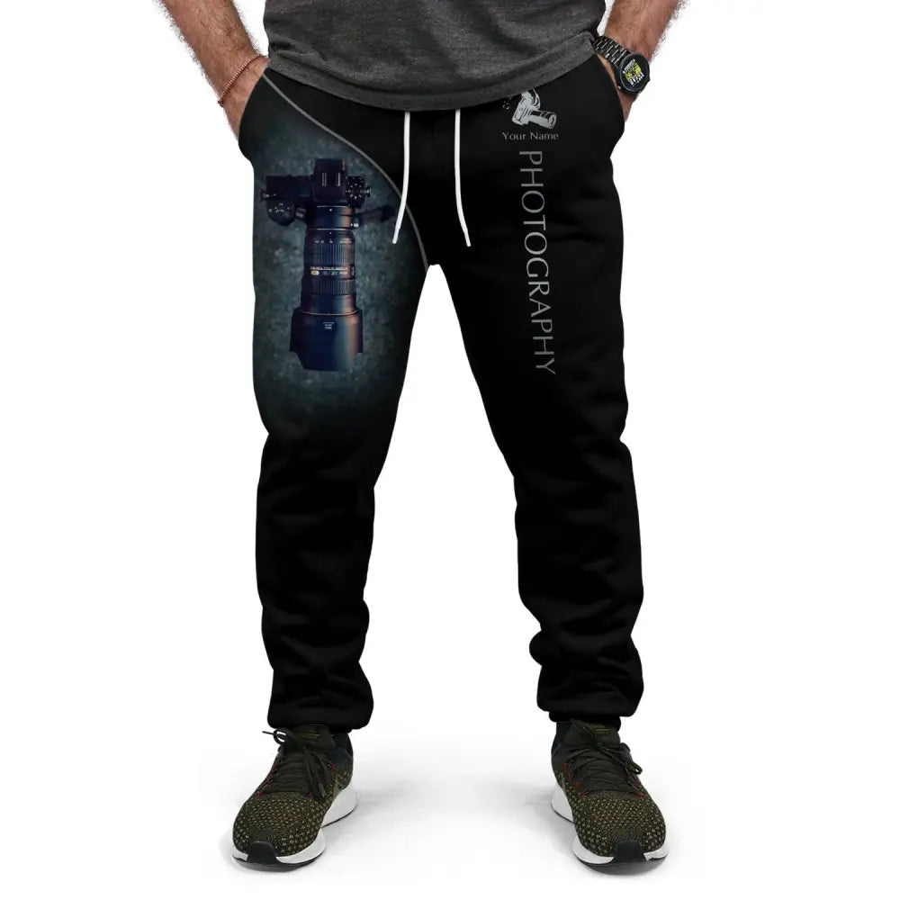 Unisex Clothing Custom Photography Jogger Pants Gift For Photographers