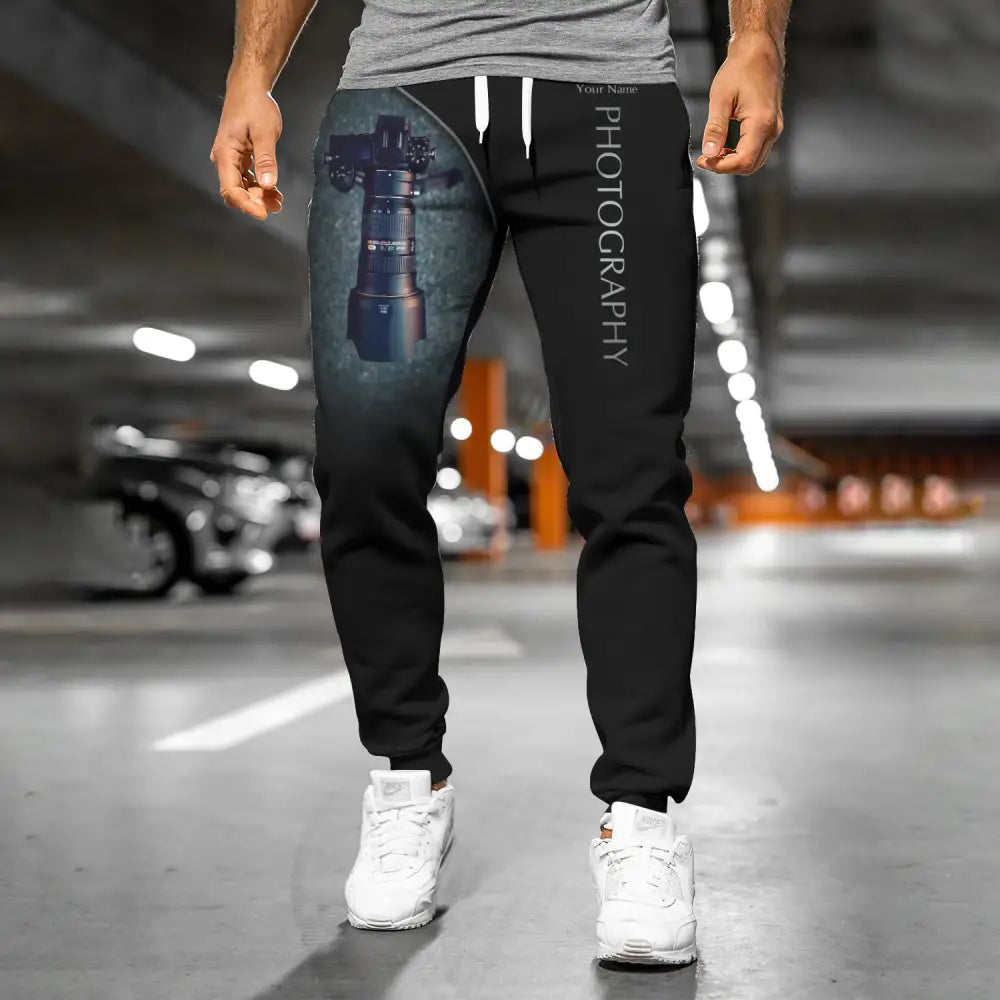 Unisex Clothing Custom Photography Jogger Pants Gift For Photographers