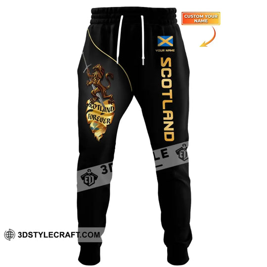 Unisex Clothing, Custom Scotland Jogger, Scotland Jogger Pants, Scotland Forever style option 1
