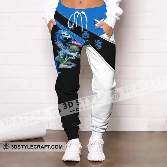Unisex Clothing, Custom Scotland Jogger, Scotland Jogger Pants, Scotland Lion style option 3