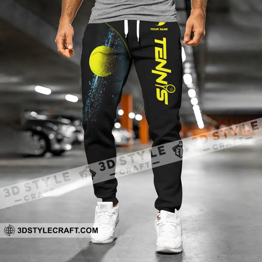 Unisex Clothing, Custom Tennis Jogger, Tennis Jogger Pants, Gift for Tennis Lovers style option 2