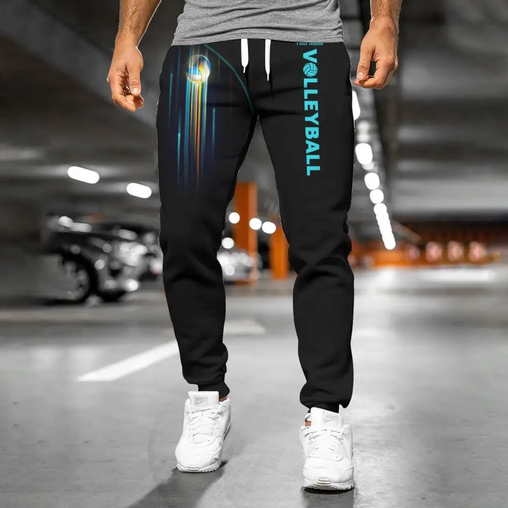 Unisex Clothing Custom Volleyball Jogger Pants Gift For Lovers