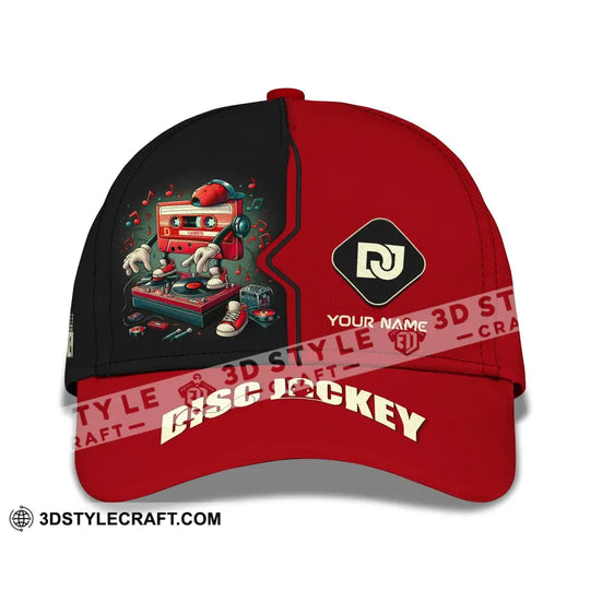 Unisex Disc Jockey Classic Cap, Custom Name Disc Jockey Hat, DJ Gift style option 2