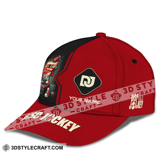 Unisex Disc Jockey Classic Cap, Custom Name Disc Jockey Hat, DJ Gift style option 3