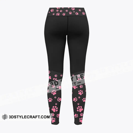 Unisex Pants - 3D Pants - Groomer Paws Legging Pants style option 4