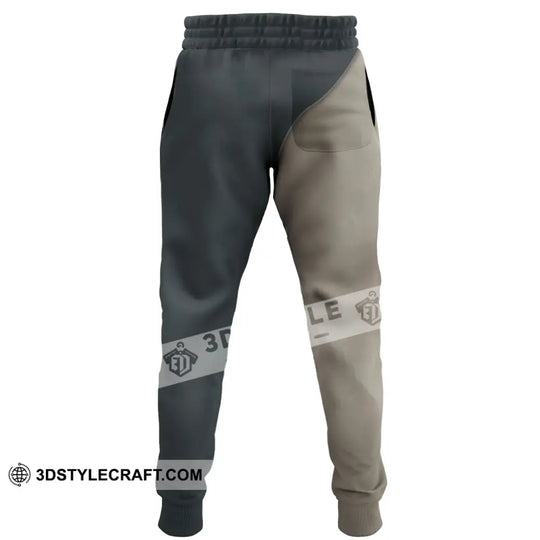Unisex Pants - Custom Name 3D Pants - England Chevalier Pants style option 3