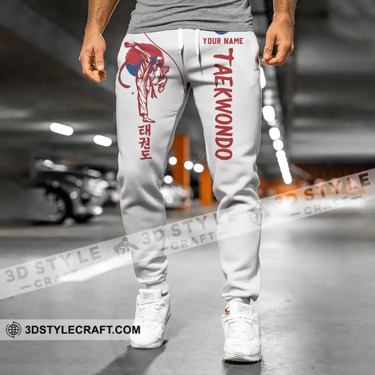 Unisex Pants - Custom Text Pants, Taekwondo Pants style option 3