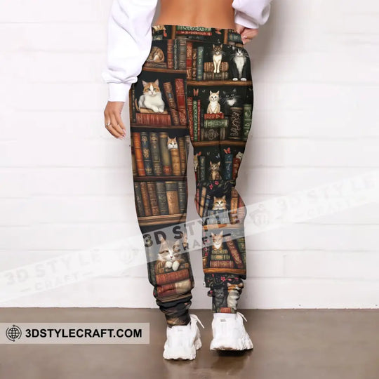 Unisex Pants - Just A Girl Who Loves Books, Sport Pants style option 4