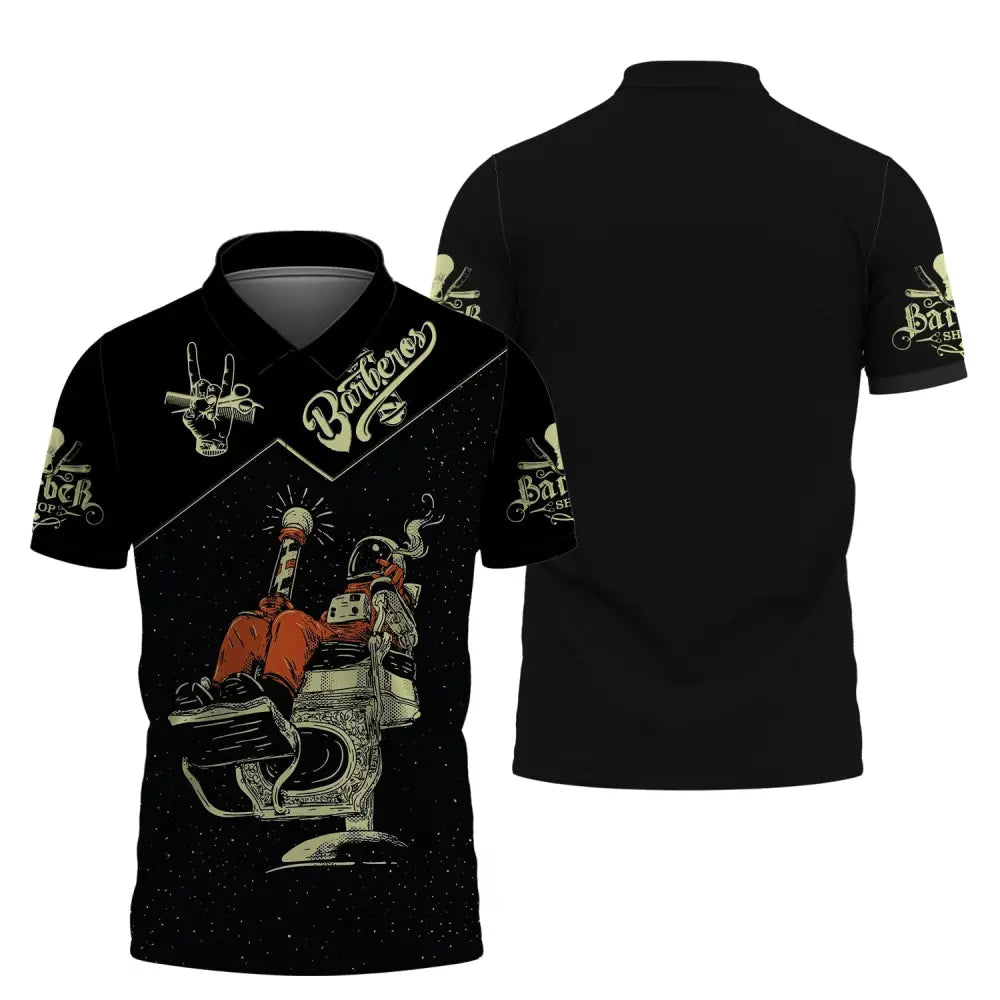 Unisex Shirt Barber For Hairstylists Polo / S T-Shirt