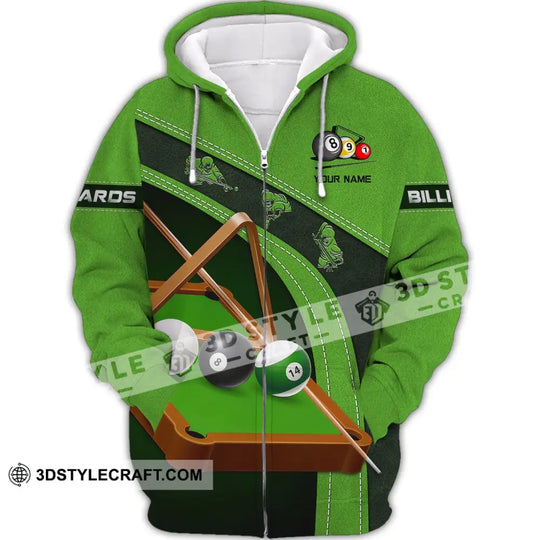Unisex Shirt, Billiards Green T-Shirt, Billiards Table, Billiards Polo, Billiards Shirt, Shirt For Billiards Lovers style option 2