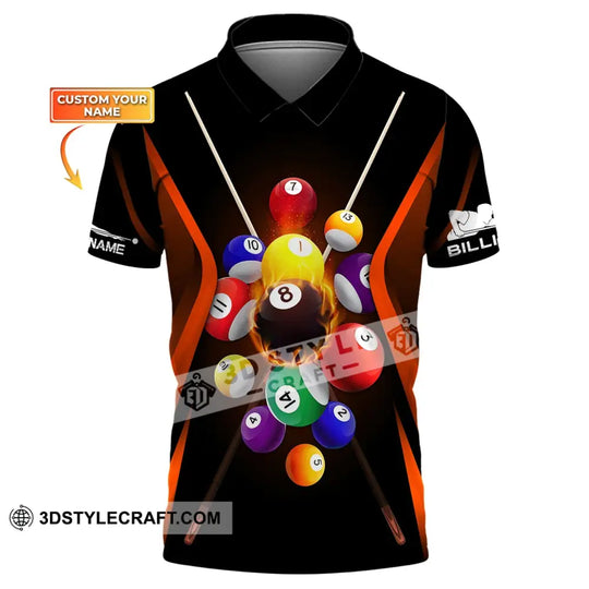 Unisex Shirt, Billiards Polo, Billiards T-Shirt, Billiards Shirt, Shirt For Billiards Lovers style option 1
