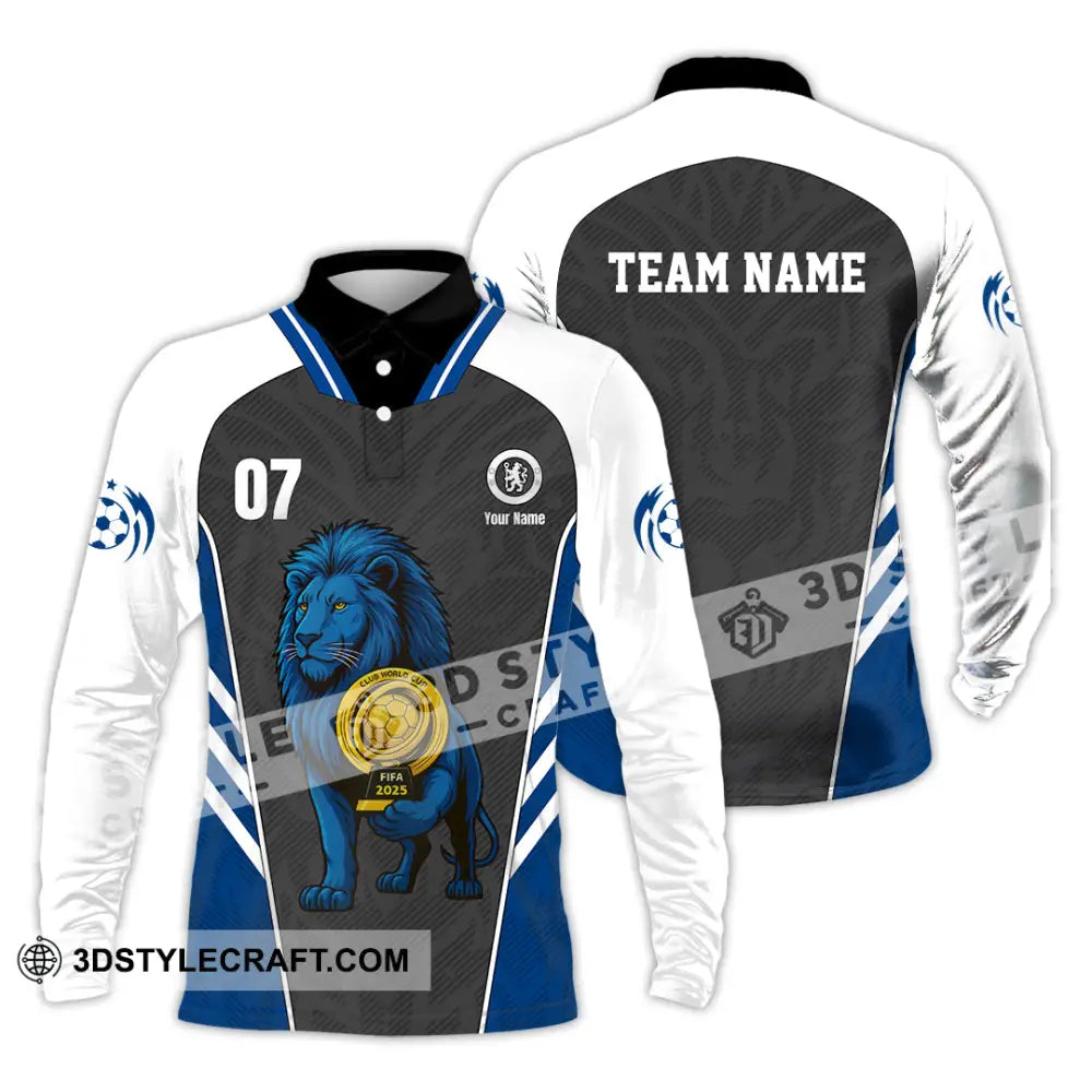 Unisex Shirt - Chelsea Custom Fifa Club World Cup Shirt Long Sleeve Polo / S T-shirt