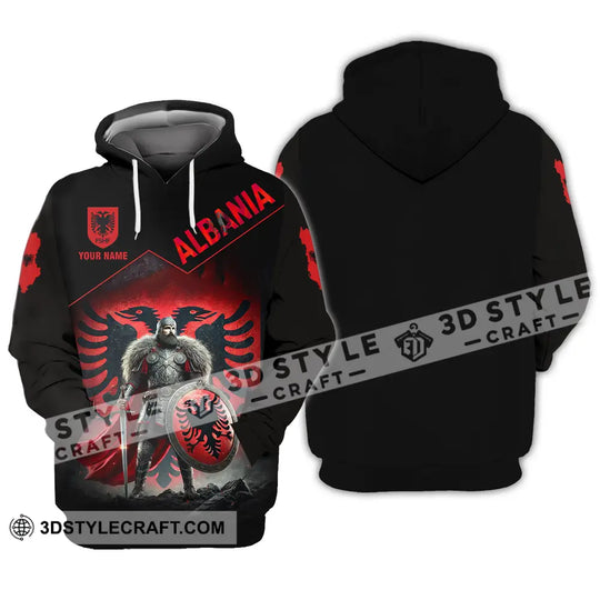 Unisex Shirt - Custom Albania Warrior Shirt style option 4