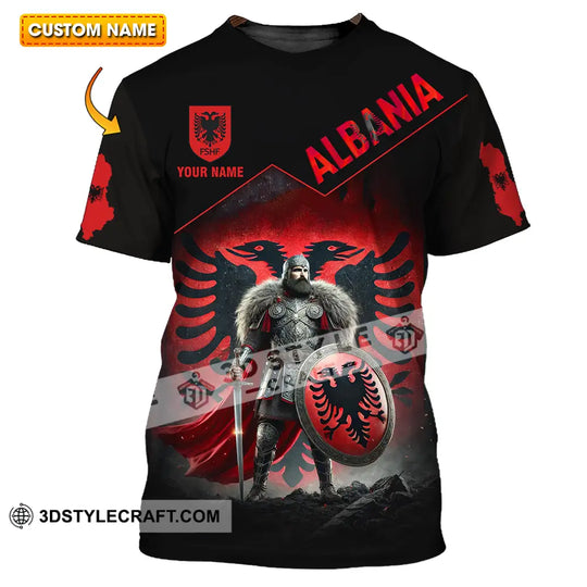Unisex Shirt - Custom Albania Warrior Shirt style option 1