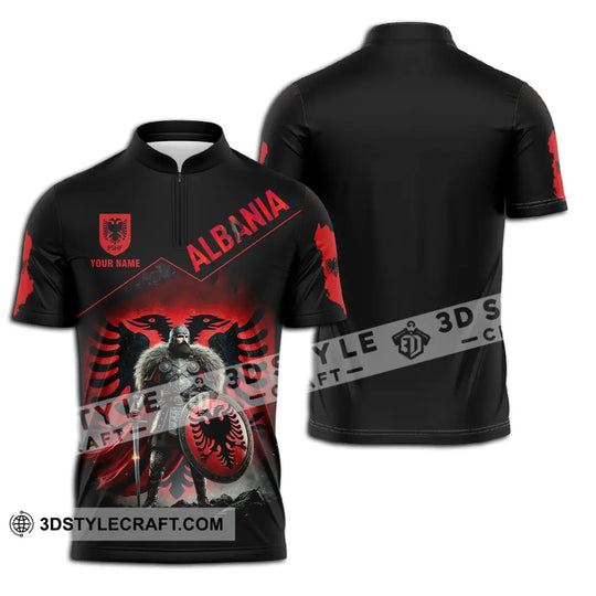 Unisex Shirt - Custom Albania Warrior Shirt style option 3