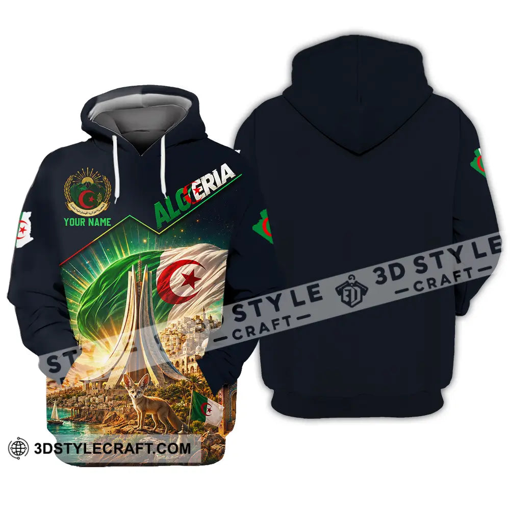 Unisex Shirt - Custom Algeria Shirt - Hoodie / S - T-shirt