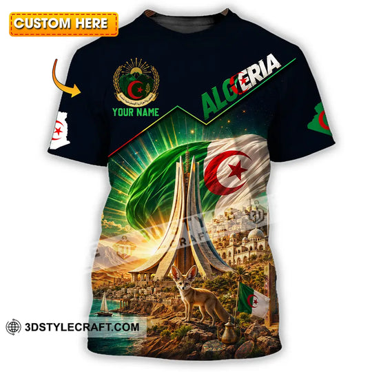 Unisex Shirt - Custom Algeria Shirt style option 1