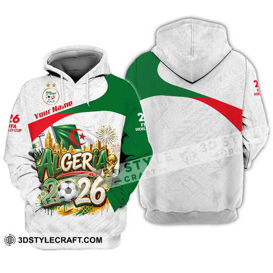 Unisex Shirt - Custom Algeria World Cup 2026 3D Shirt style option 3