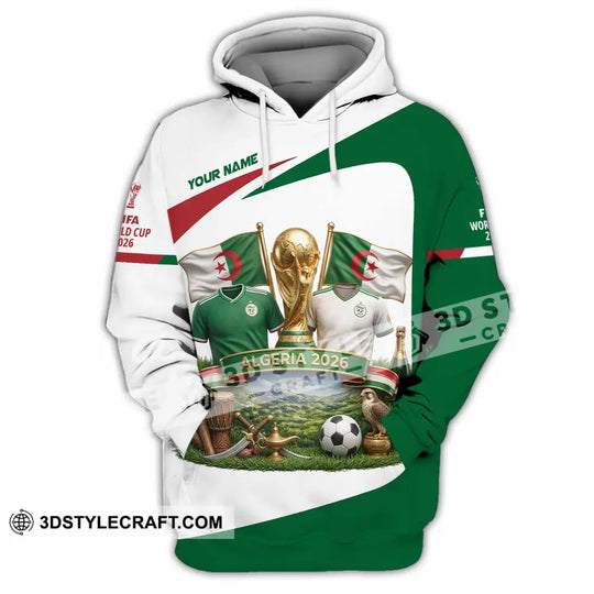 Unisex Shirt - Custom Algeria World Cup 2026 3D Shirt style option 3