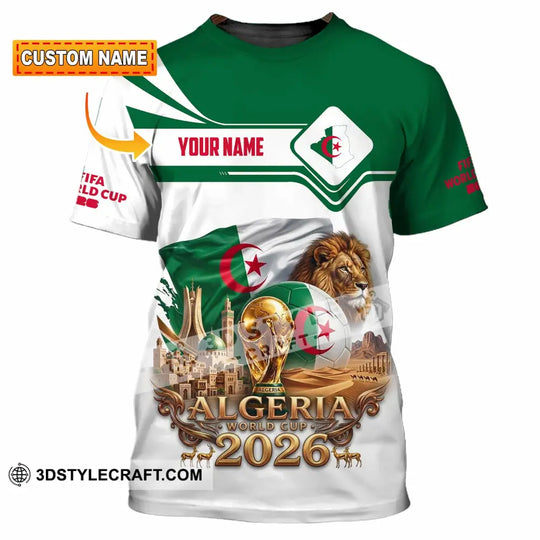 Unisex Shirt - Custom Algeria World Cup 2026 Shirt style option 1