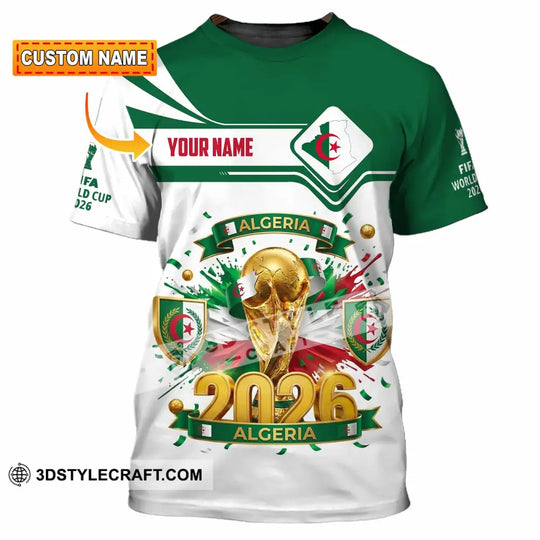 Unisex Shirt - Custom Algeria World Cup 2026 Shirt style option 1