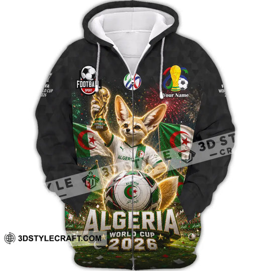 Unisex Shirt - Custom Algeria World Cup 2026 Shirt style option 3