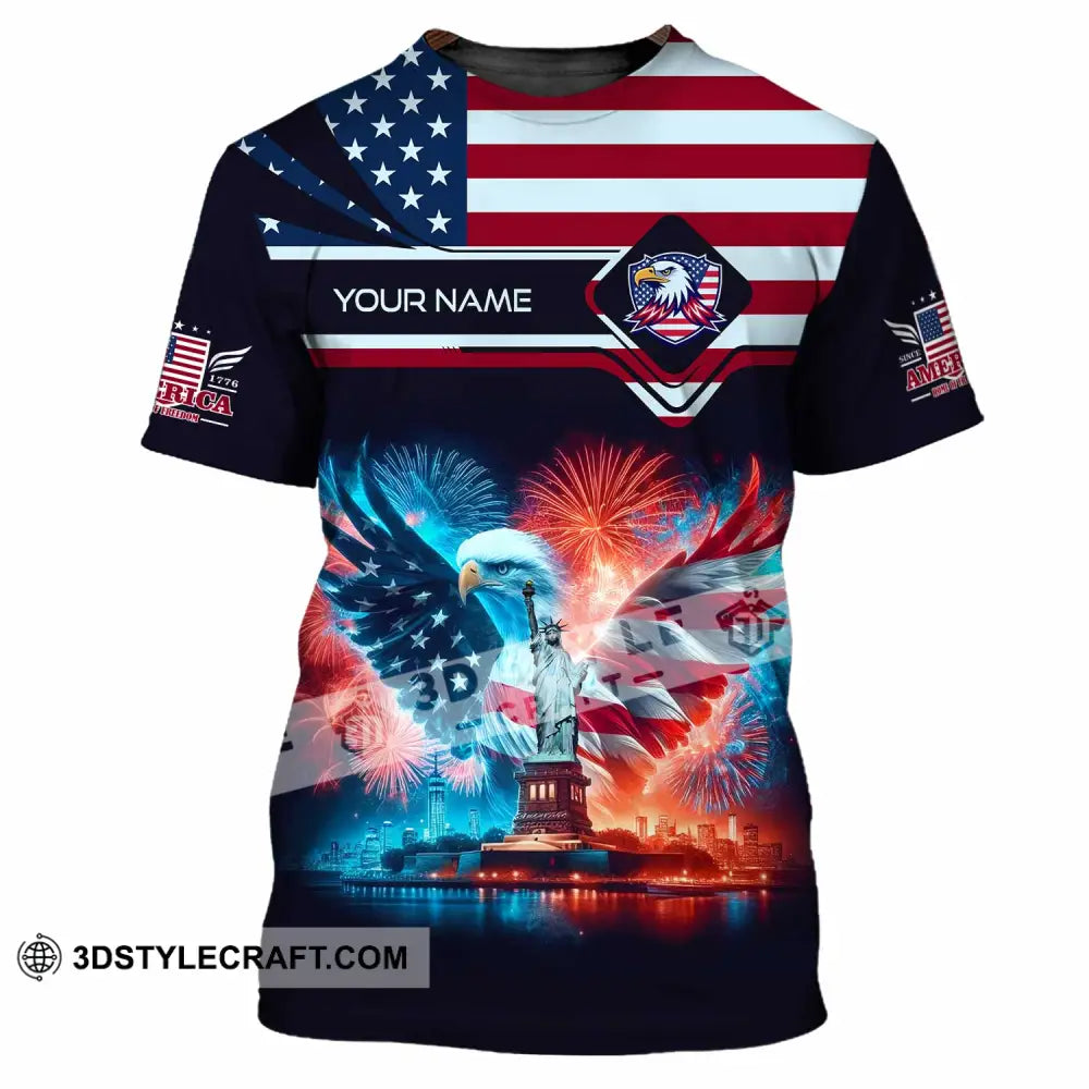 Unisex Shirt - Custom America Shirt T-Shirt / S T-shirt