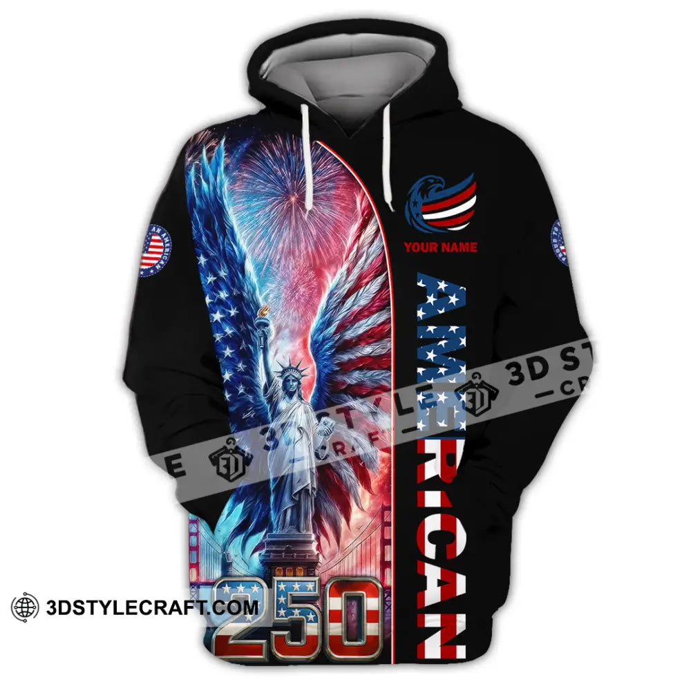 Unisex Shirt - Custom American 250 3D Shirt Hoodie / S T-shirt