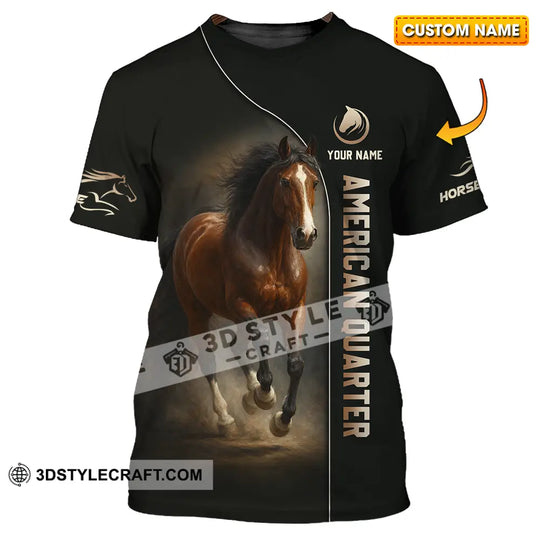 Unisex Shirt - Custom American Quarter Horse Shirt style option 1
