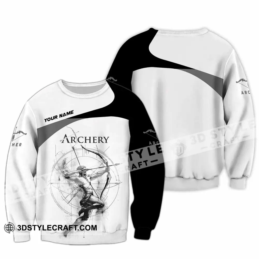 Unisex Shirt - Custom Archery 3D Shirt Long Sleeve / S T-shirt