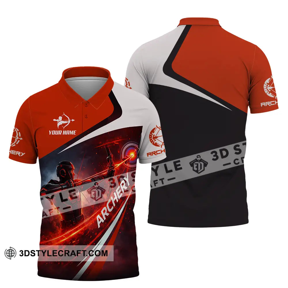 Unisex Shirt - Custom Archery 3D Shirt Polo Shirt / S T-shirt