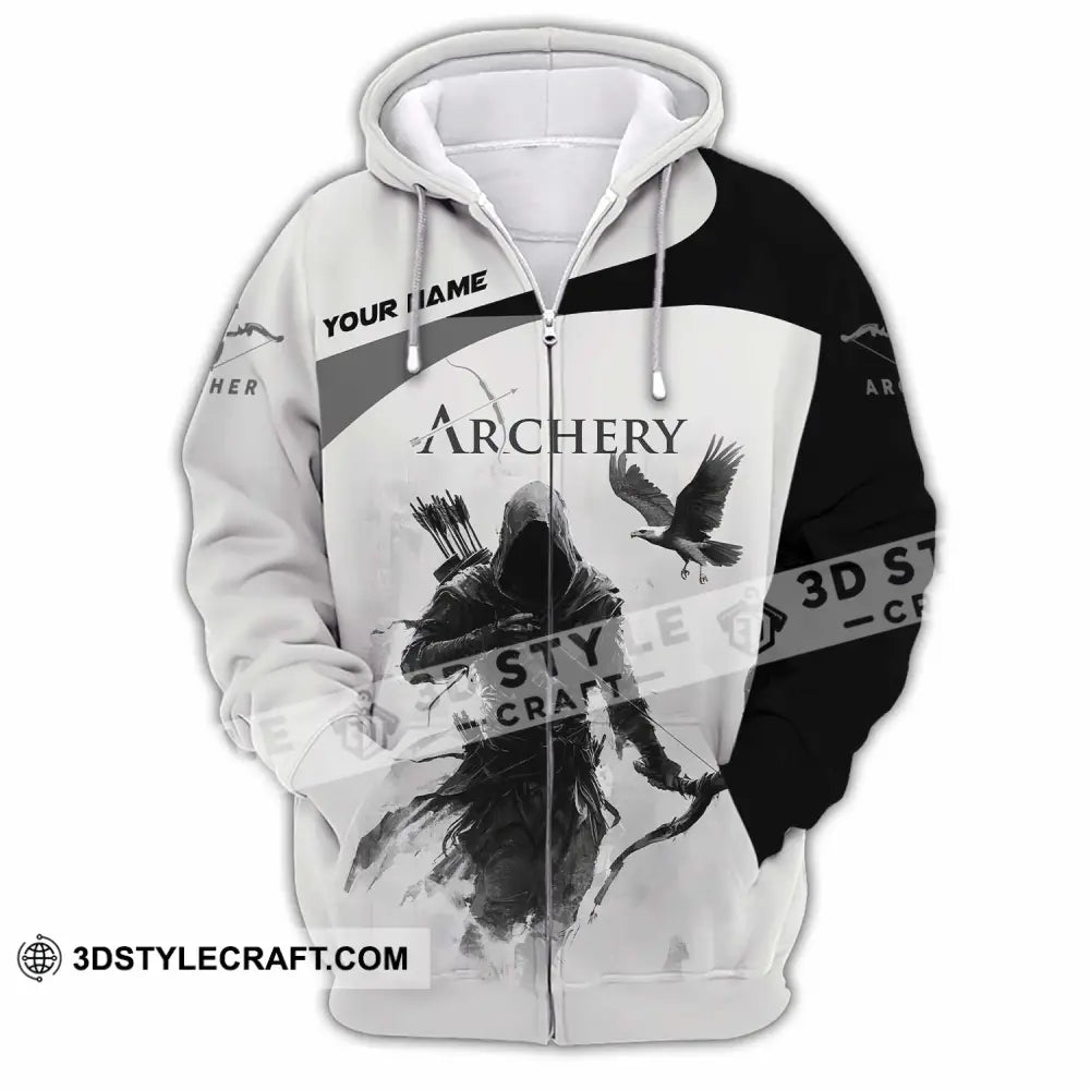 Unisex Shirt - Custom Archery 3D Shirt Zipper Hoodie / S T-shirt
