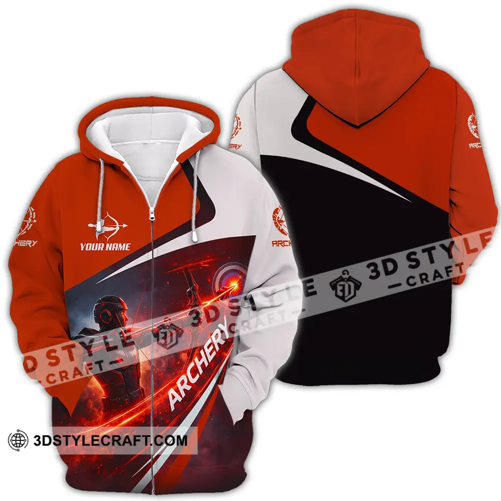 Unisex Shirt - Custom Archery 3D Shirt Zipper Hoodie / S T-shirt
