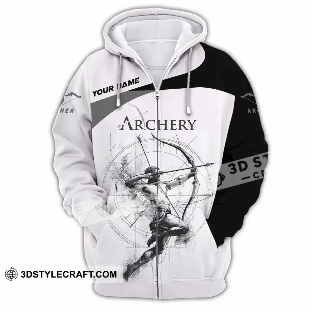 Unisex Shirt - Custom Archery 3D Shirt Zipper Hoodie / S T-shirt