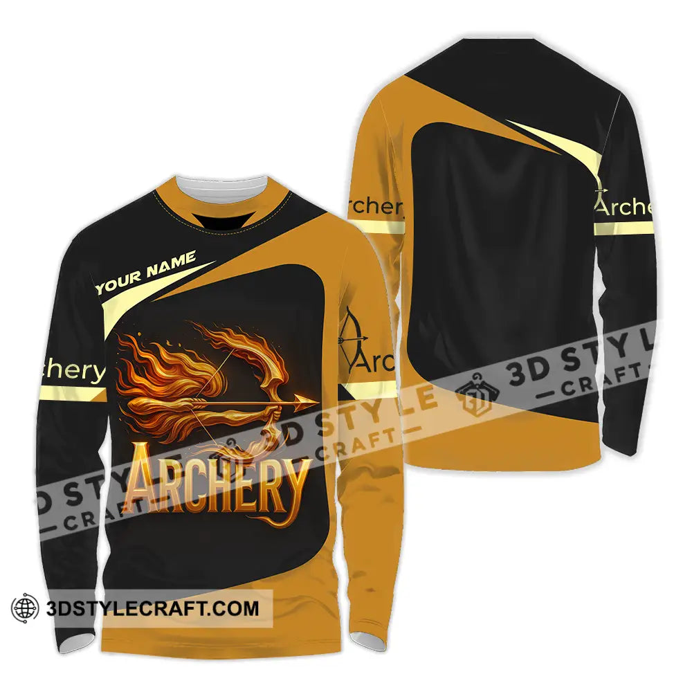 Unisex Shirt Custom Archery Shirt Long Sleeve Shirt / S T shirt