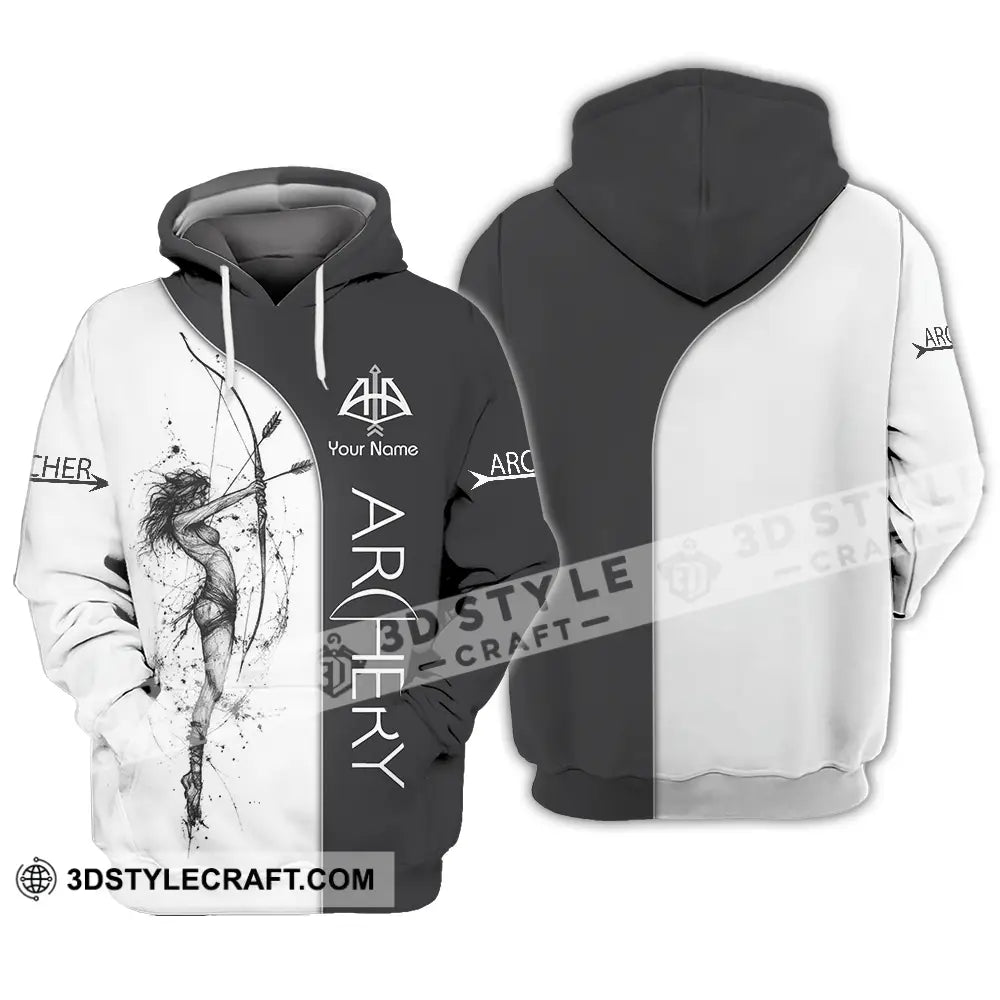 Unisex Shirt Custom Archery Sport Lover Shirt Hoodie / S T shirt