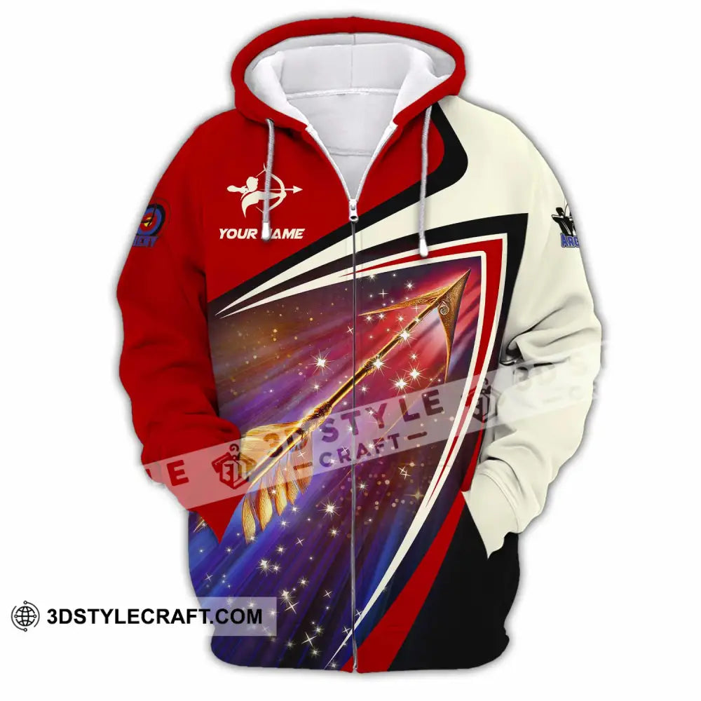 Unisex Shirt - Custom Archery Sport Lover Shirt Zipper Hoodie / S T-shirt