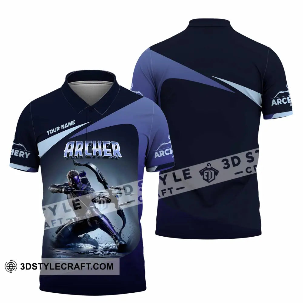 Unisex Shirt - Custom Archery Warrior Sport Shirt Polo Shirt / S T-shirt
