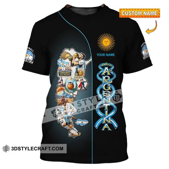 Unisex Shirt - Custom Argentina 3D Shirt style option 1
