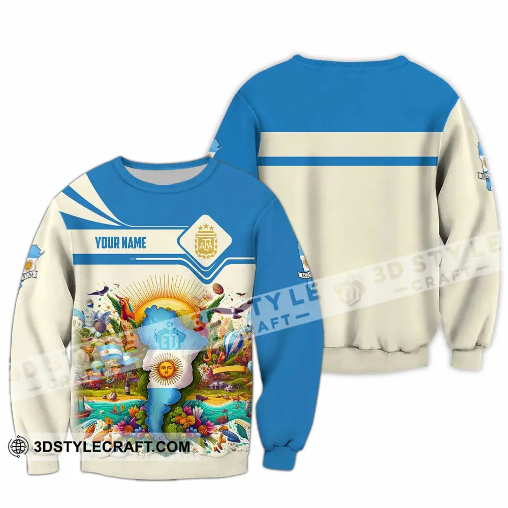 Unisex Shirt - Custom Argentina Shirt Long Sleeve / S T-shirt