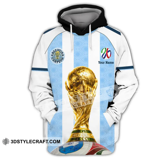 Unisex Shirt - Custom Argentina World Cup 2026 3D Shirt style option 2