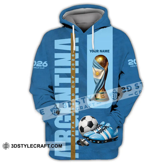 Unisex Shirt - Custom Argentina World Cup 2026 3D Shirt style option 2