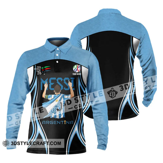 Unisex Shirt - Custom Argentina World Cup 2026 3D Shirt style option 4