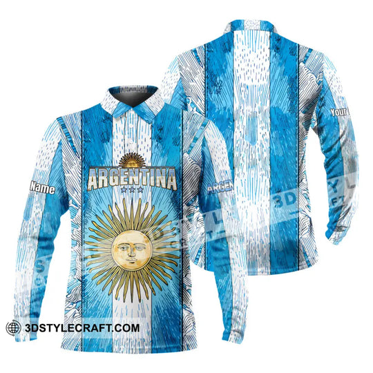Unisex Shirt - Custom Argentina World Cup 2026 3D Shirt style option 4