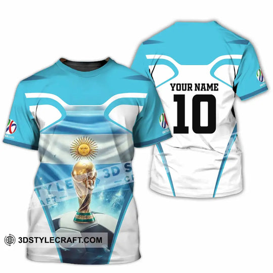 Unisex Shirt - Custom Argentina World Cup 2026 3D Shirt style option 2