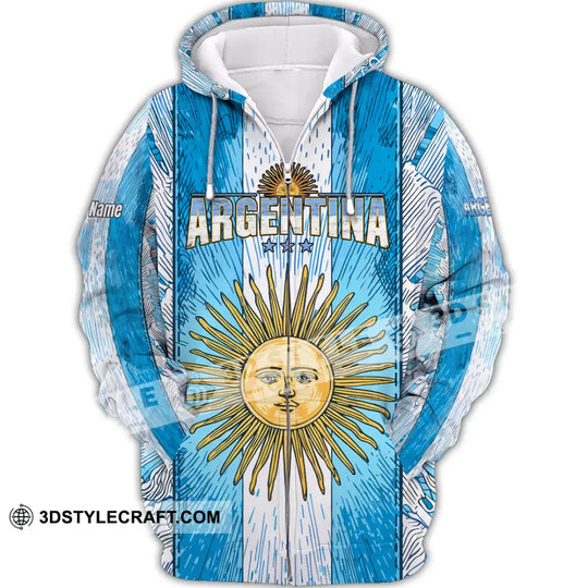 Unisex Shirt - Custom Argentina World Cup 2026 3D Shirt style option 3