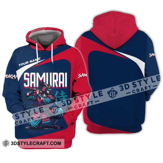 Unisex Shirt - Custom Armor Samurai Man Name Shirt style option 3
