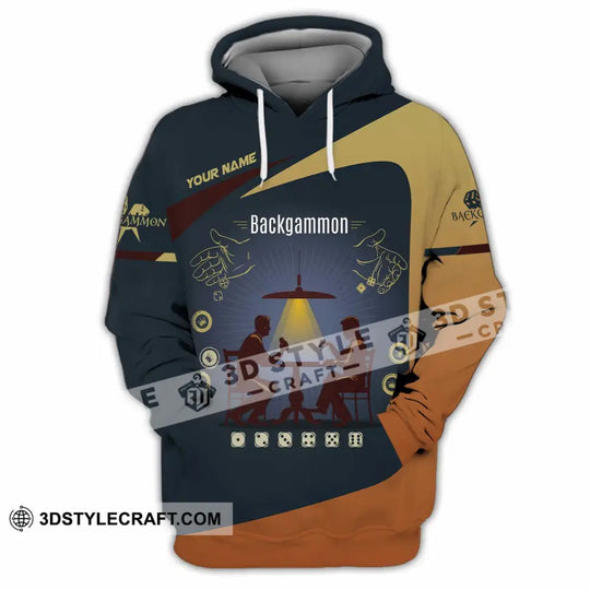 Unisex Shirt - Custom Backgammon 3D Shirt style option 3