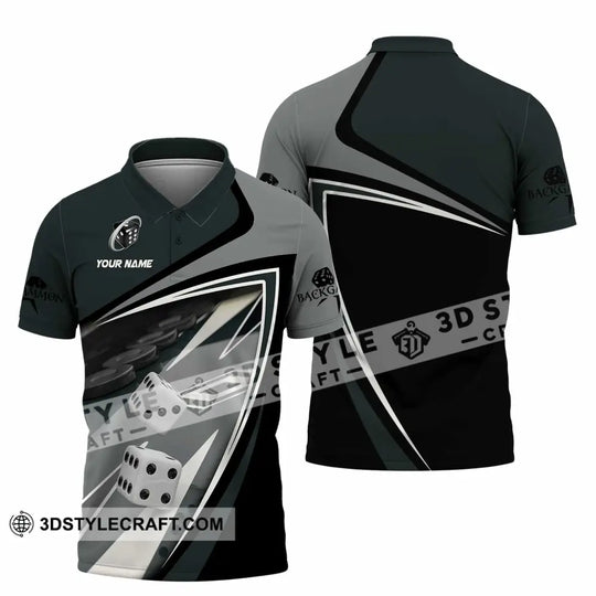 Unisex Shirt - Custom Backgammon 3D Shirt style option 2
