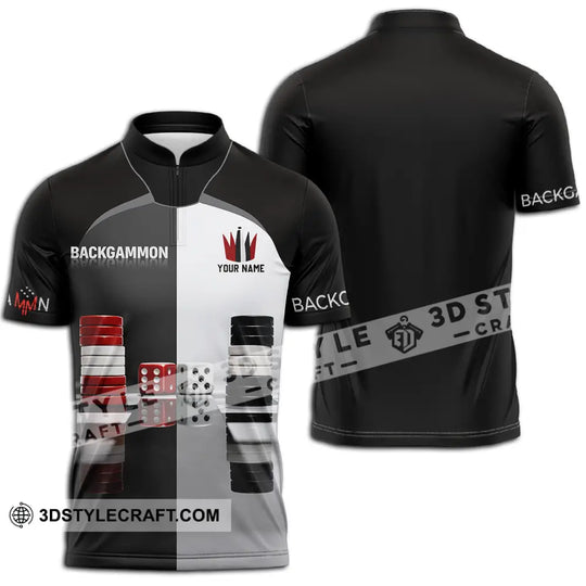 Unisex Shirt - Custom Backgammon 3D Shirt style option 2